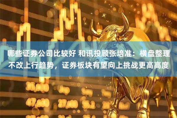 哪些证券公司比较好 和讯投顾张培准：横盘整理不改上行趋势，证券板块有望向上挑战更高高度