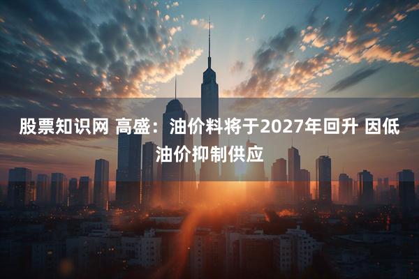 股票知识网 高盛：油价料将于2027年回升 因低油价抑制供应